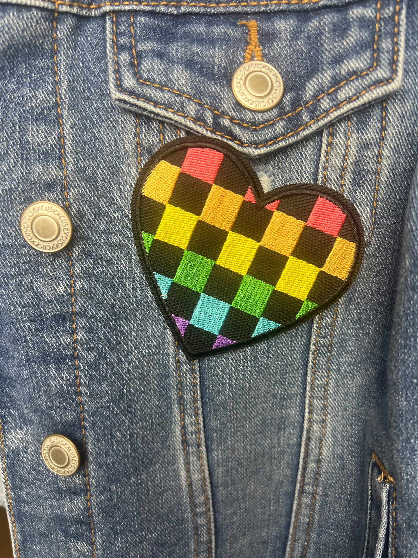 Checkered Love Patch