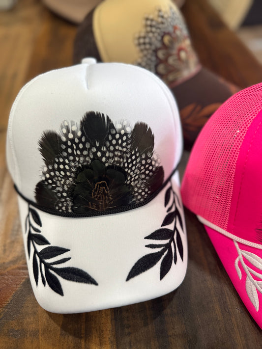 Panda Laurel Feather Trucker