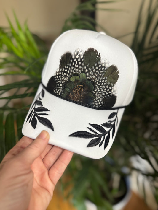 Panda Laurel Feather Trucker