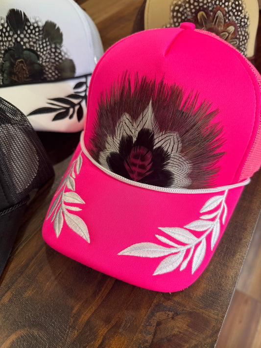 Margarita Laurel Feather Trucker