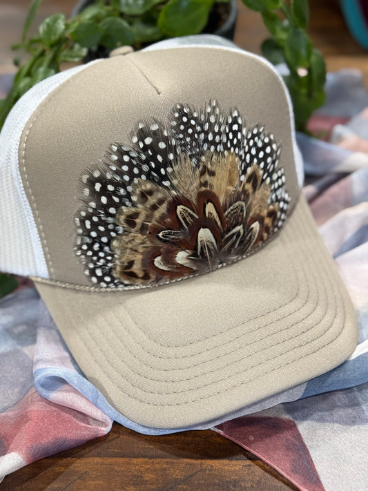 Sand Storm Feather Trucker