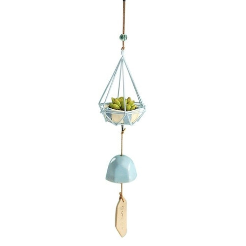 Wrought Iron Wind Chimes -Add your succulent