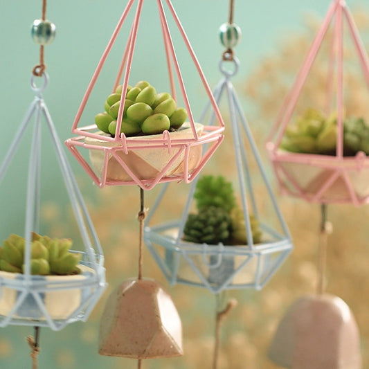 Wrought Iron Wind Chimes -Add your succulent