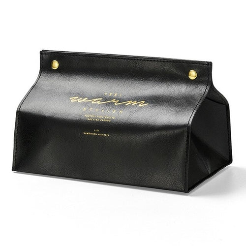 Leather Tissue Box Case