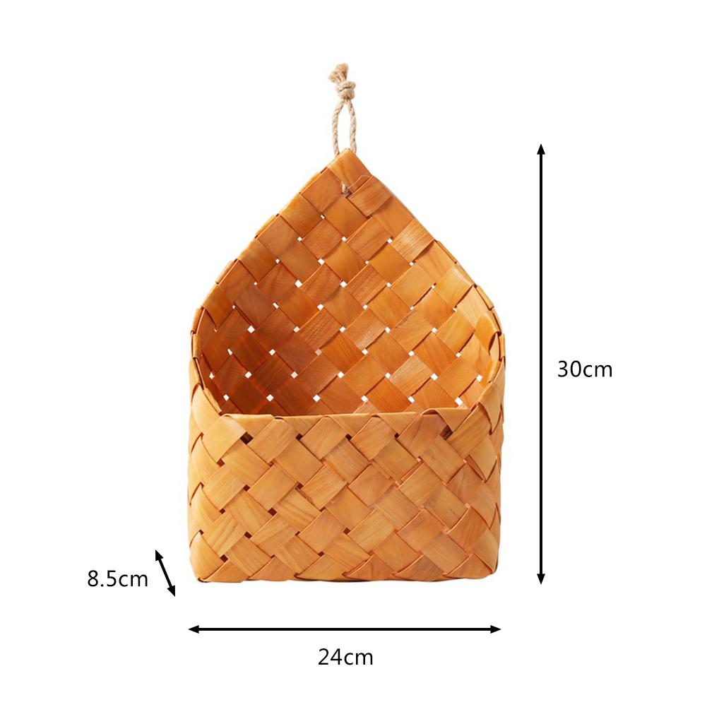 Hanging Wicker Flower Basket
