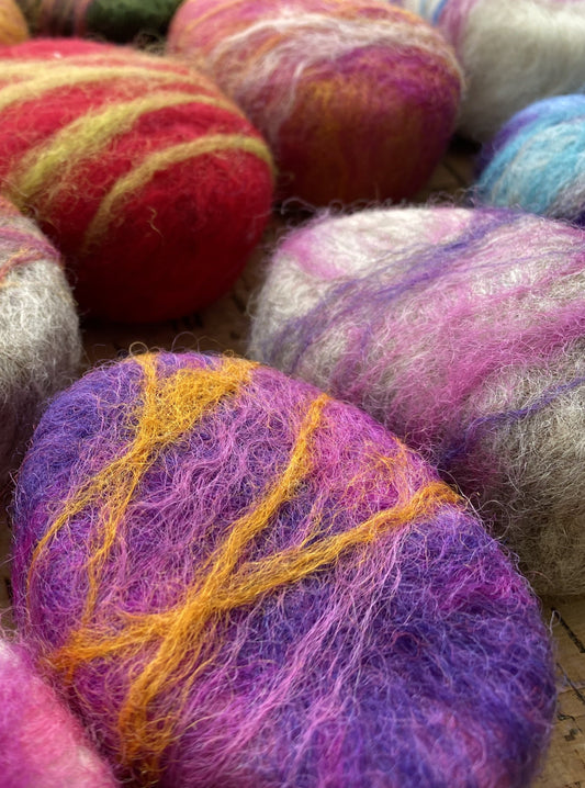 Oval Felted Soap (Lavender)