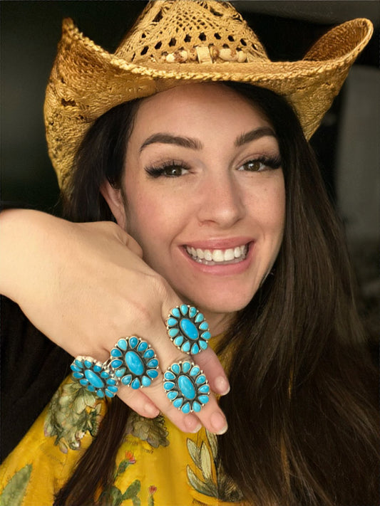 Turquoise & Pure Texan Sterling Rings